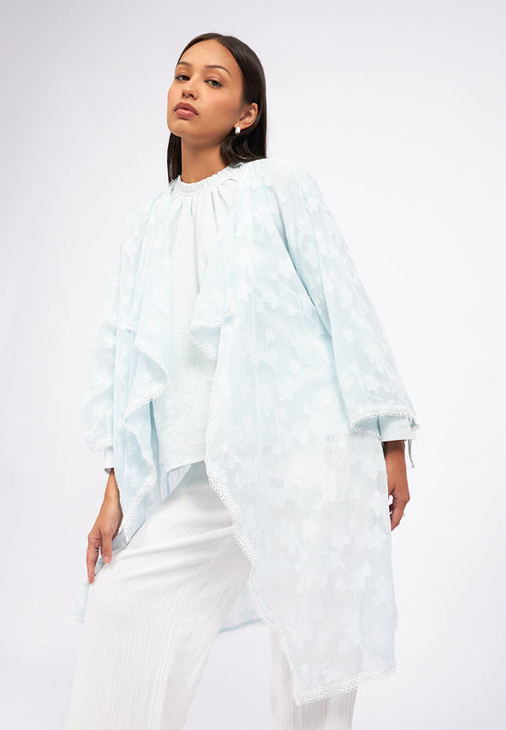 Flower Embroidery Organza Outer