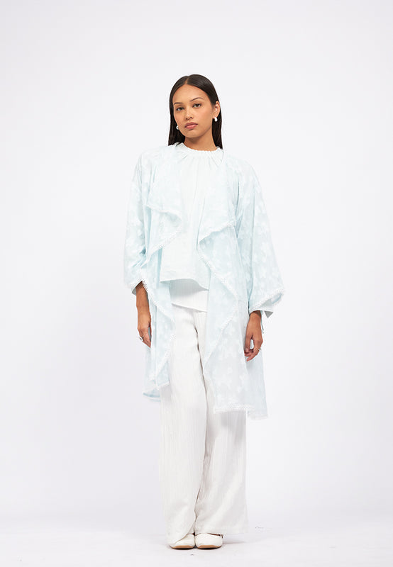 Flower Embroidery Organza Outer