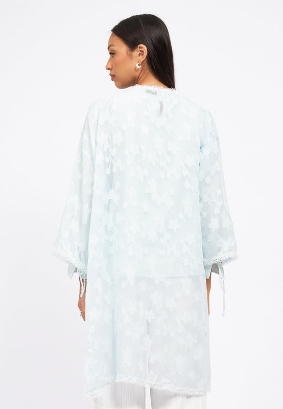 Flower Embroidery Organza Outer