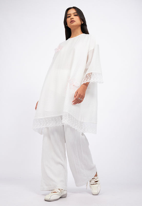 Embroidered Loose Kaftan