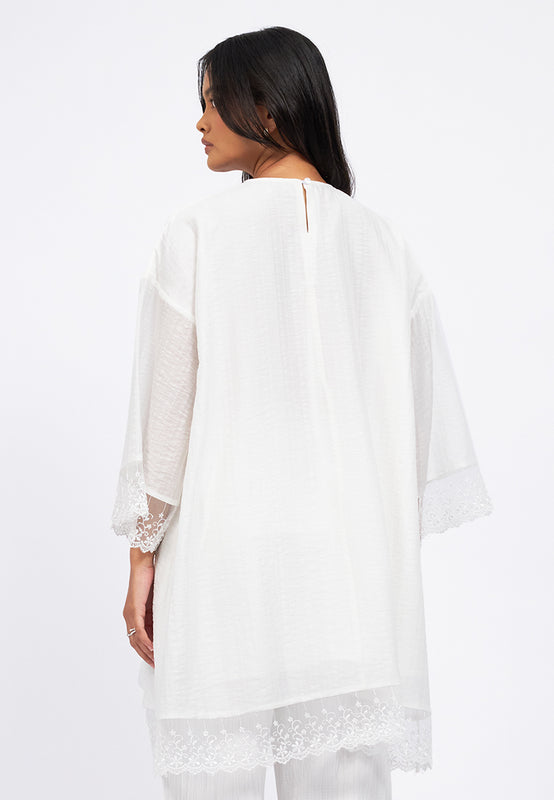 Embroidered Loose Kaftan