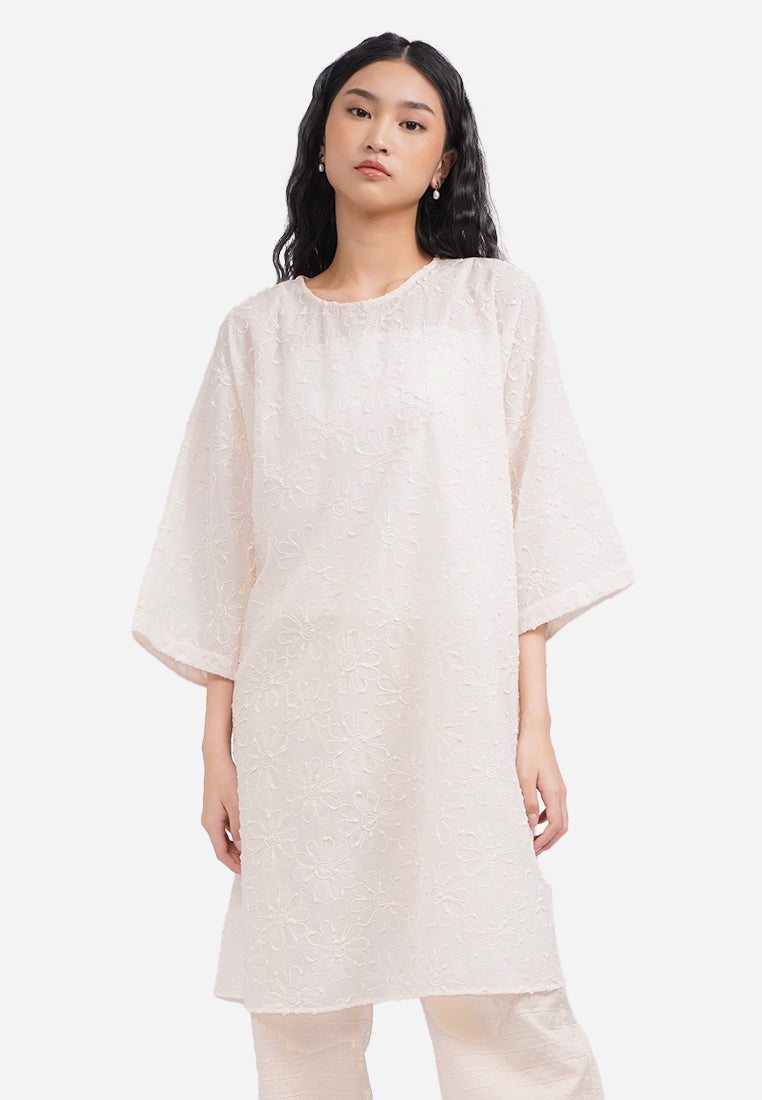 Textured Long Sleeve Tunic