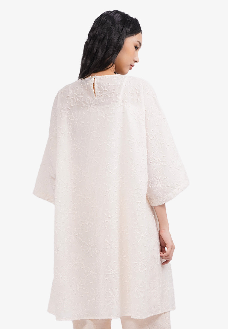 Textured Long Sleeve Tunic