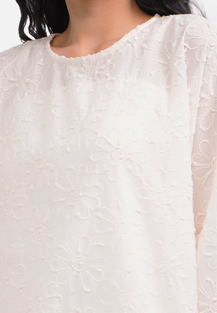 Textured Long Sleeve Tunic
