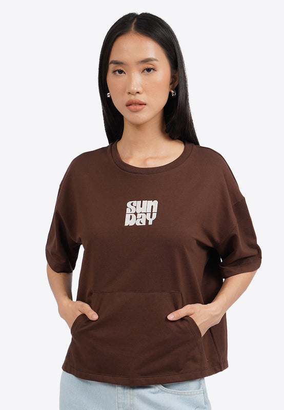 Oversized Short Sleeve Pocket T-Shirt