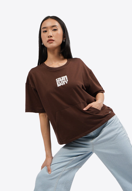 Oversized Short Sleeve Pocket T-Shirt