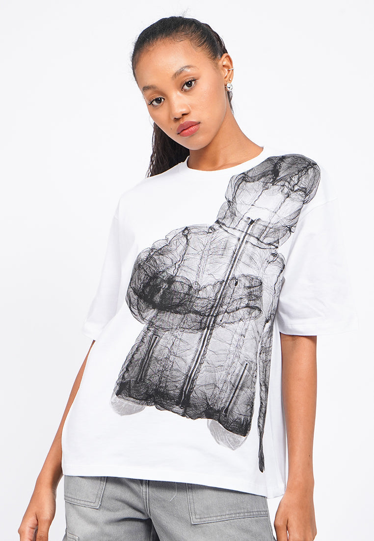 Oversized Statement Graphic T-Shirt