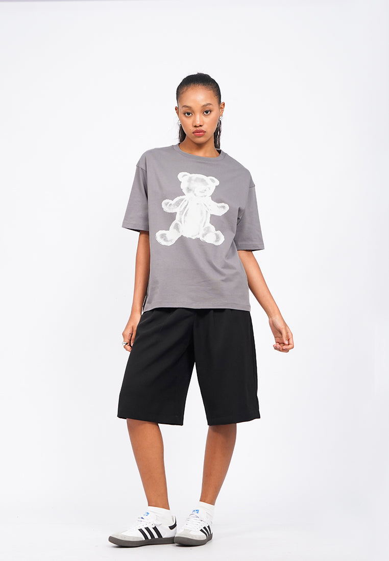Oversized Statement Graphic T-Shirt