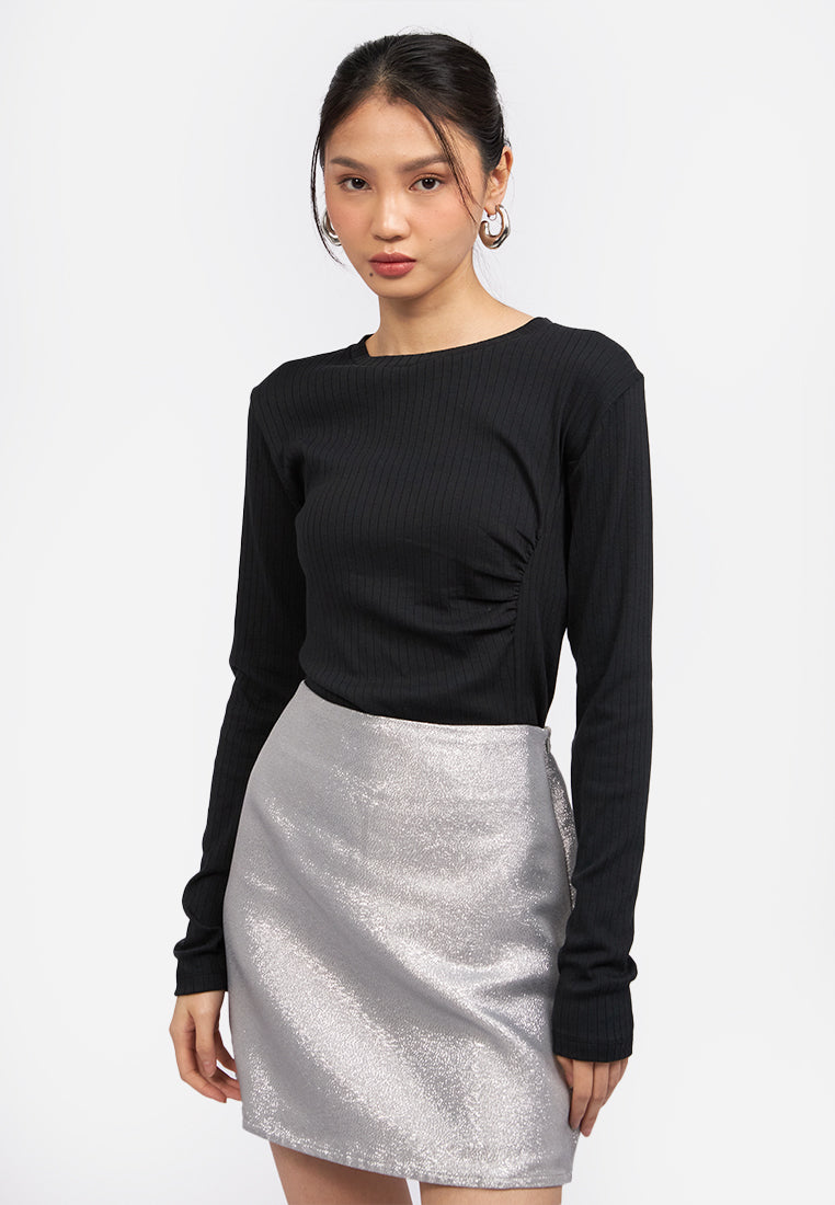 Glittery Mini Skirt