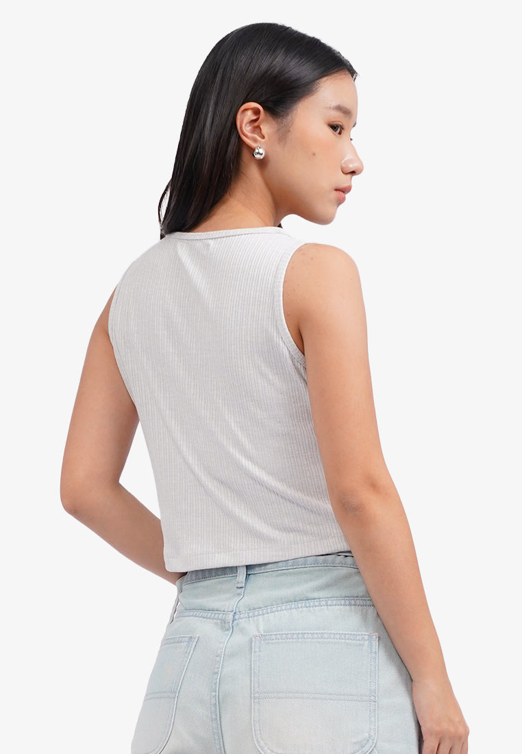 Double Layered Sleeveless Top