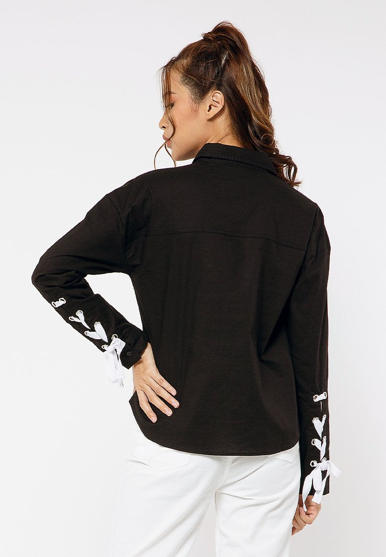 Shirt with Lace