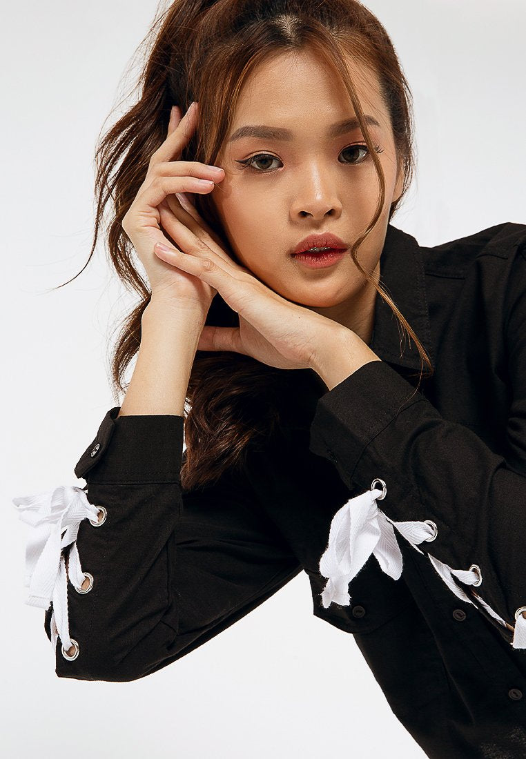 Shirt with Lace