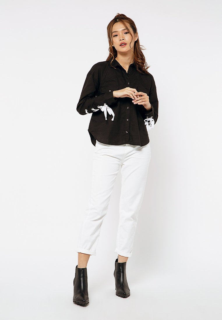 Shirt with Lace