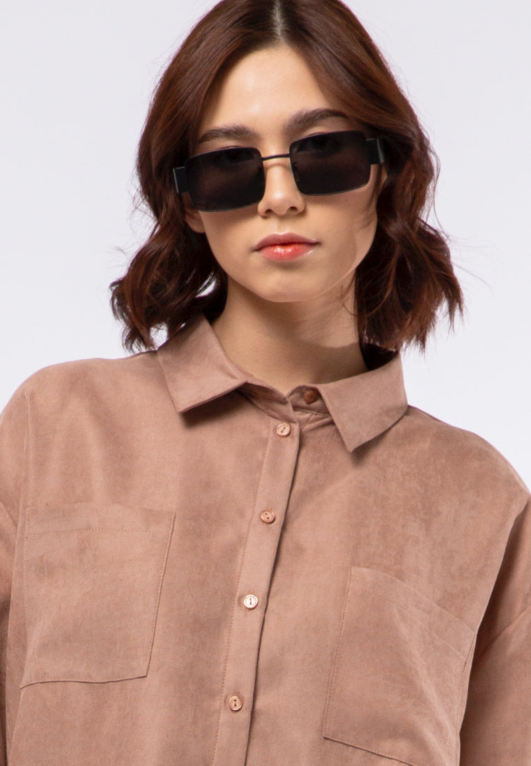 Oversized Long Sleeve Blouse