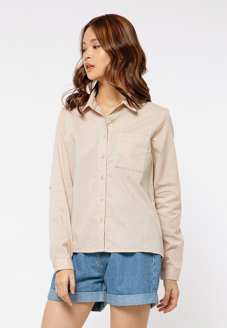 Roll-up Sleeves shirt