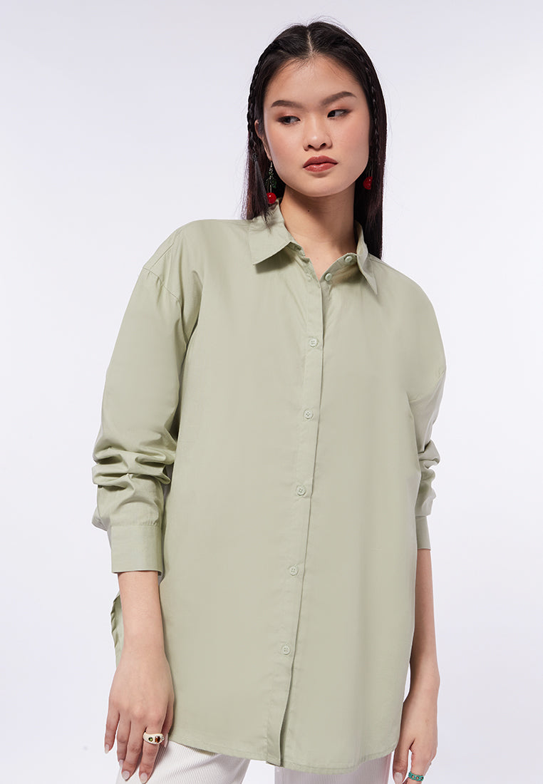 Long Sleeve Oversized Shirt