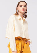 Long Sleeve Crop Blouse