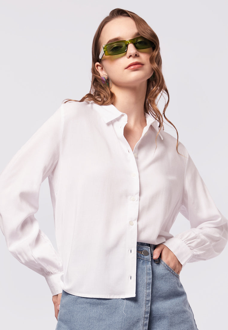 Balloon Long Sleeve Blouse