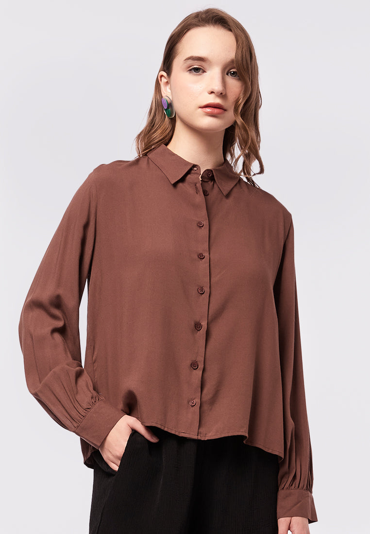 Balloon Long Sleeve Blouse