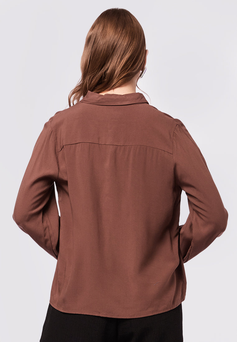 Balloon Long Sleeve Blouse