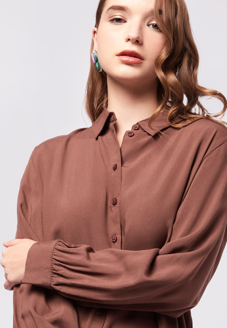 Balloon Long Sleeve Blouse