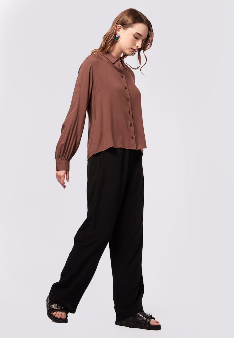 Balloon Long Sleeve Blouse