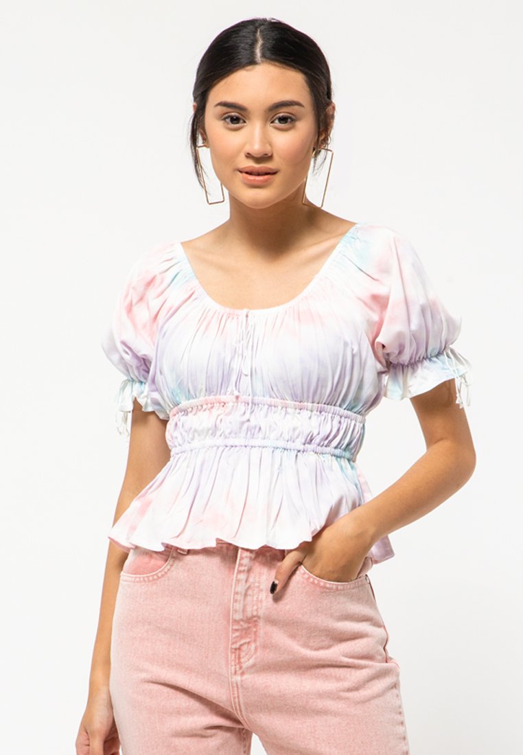 Pink Ruched Top