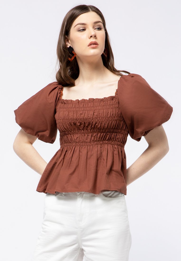 Balloon Sleeve Top