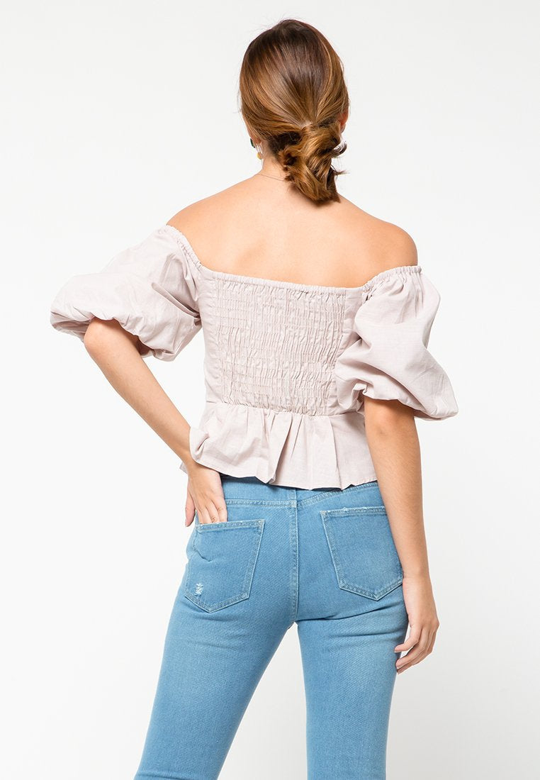 Balloon Sleeve Top