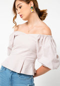 Balloon Sleeve Top