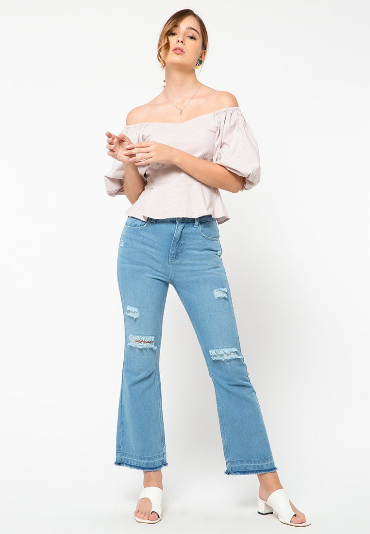Balloon Sleeve Top