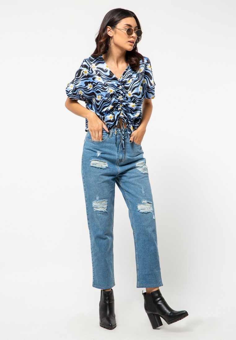 Runches V-Neck Blouse