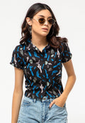 Back Detail Crop Shirt