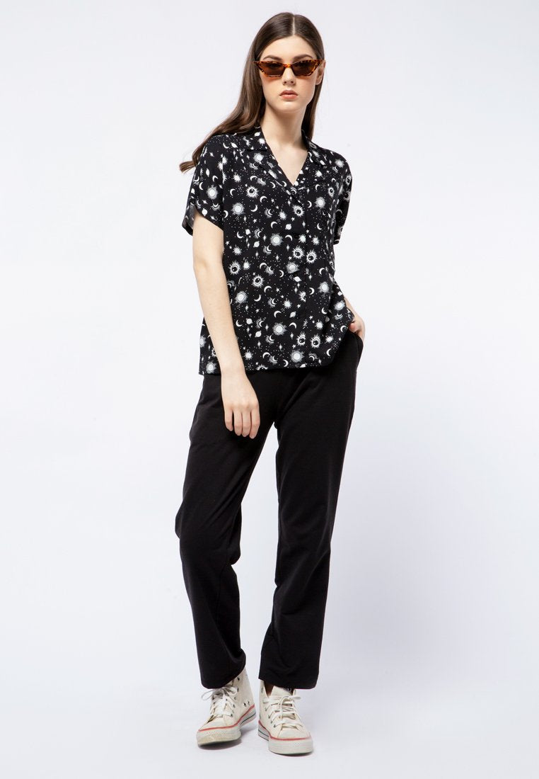 Notch Collar Shirt
