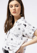 Notch Collar Shirt