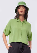 Short Sleeve Crop Shirt