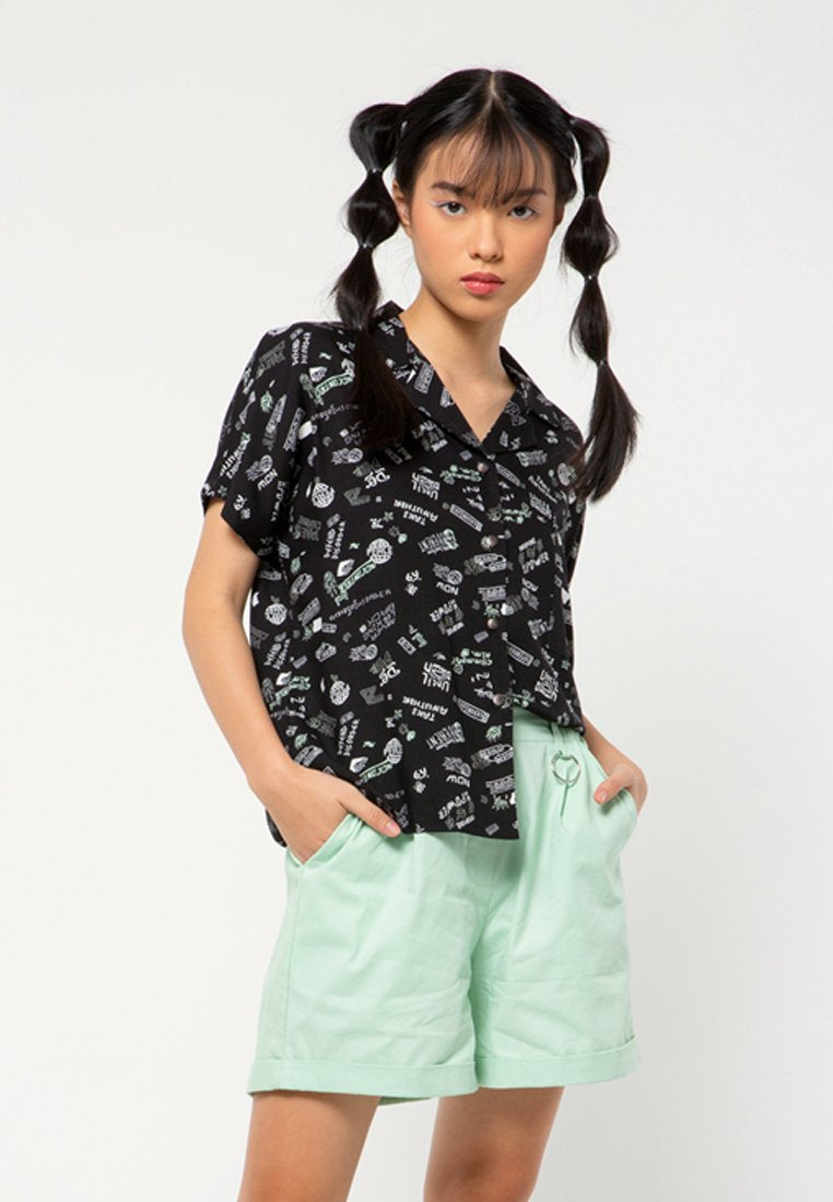 Notch Collar Shirt
