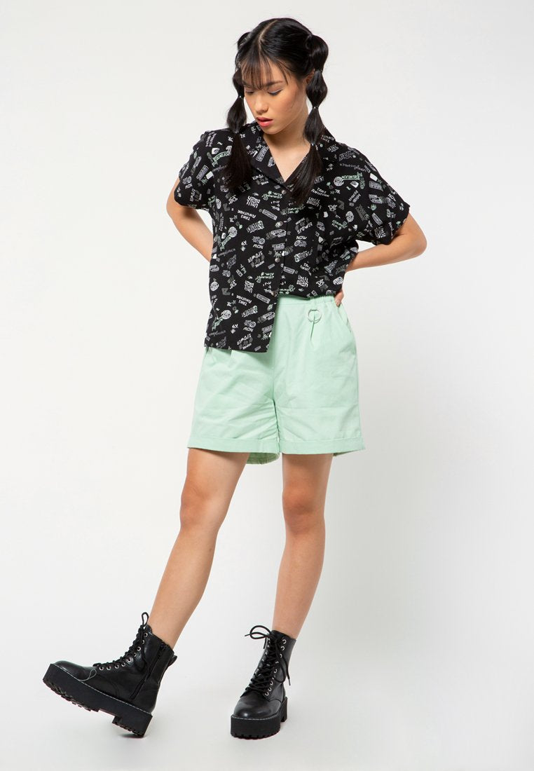 Notch Collar Shirt