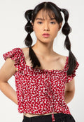 Tanktop Ruffle Shoulder
