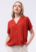Notch Collar Shirt