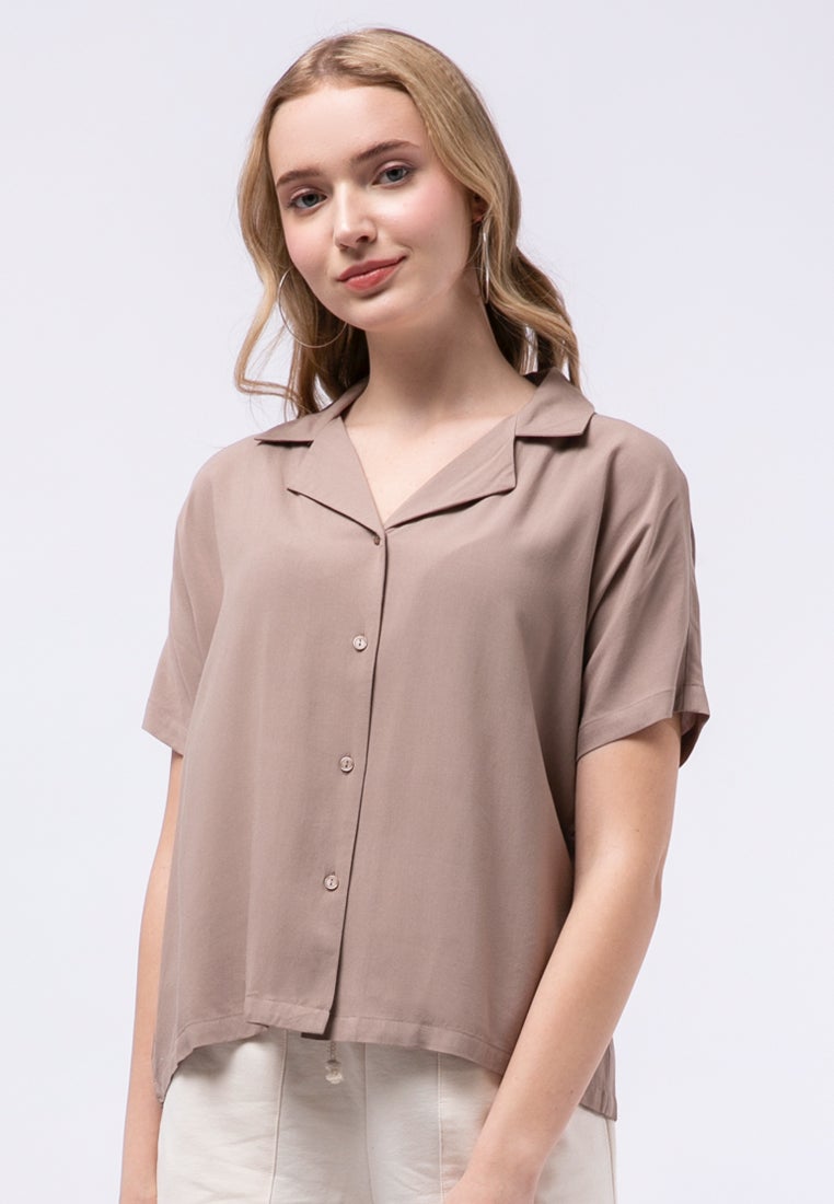 Notch Collar Shirt