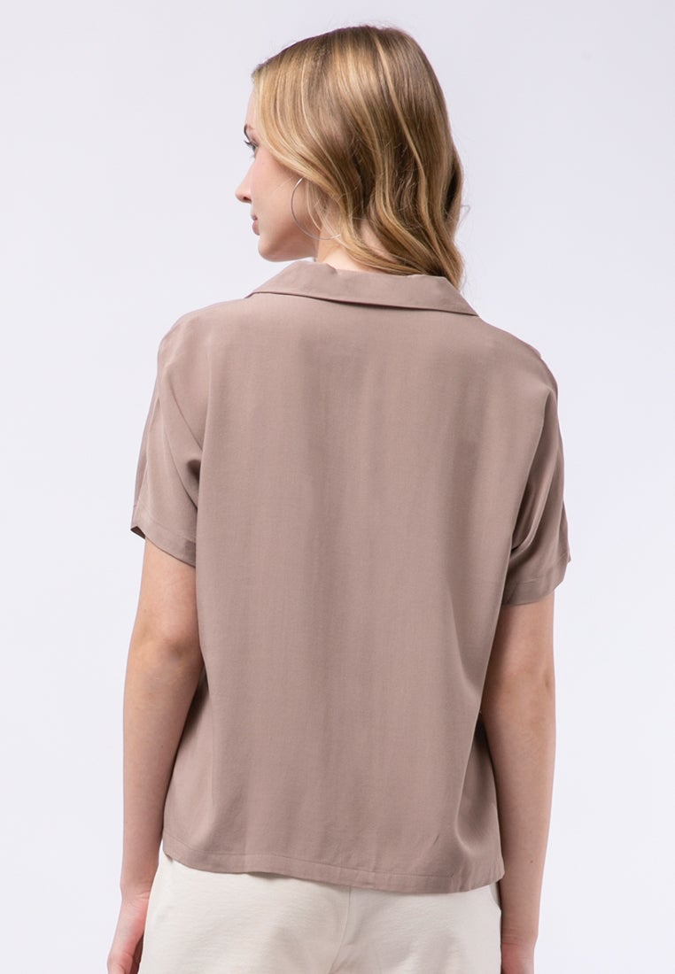 Notch Collar Shirt