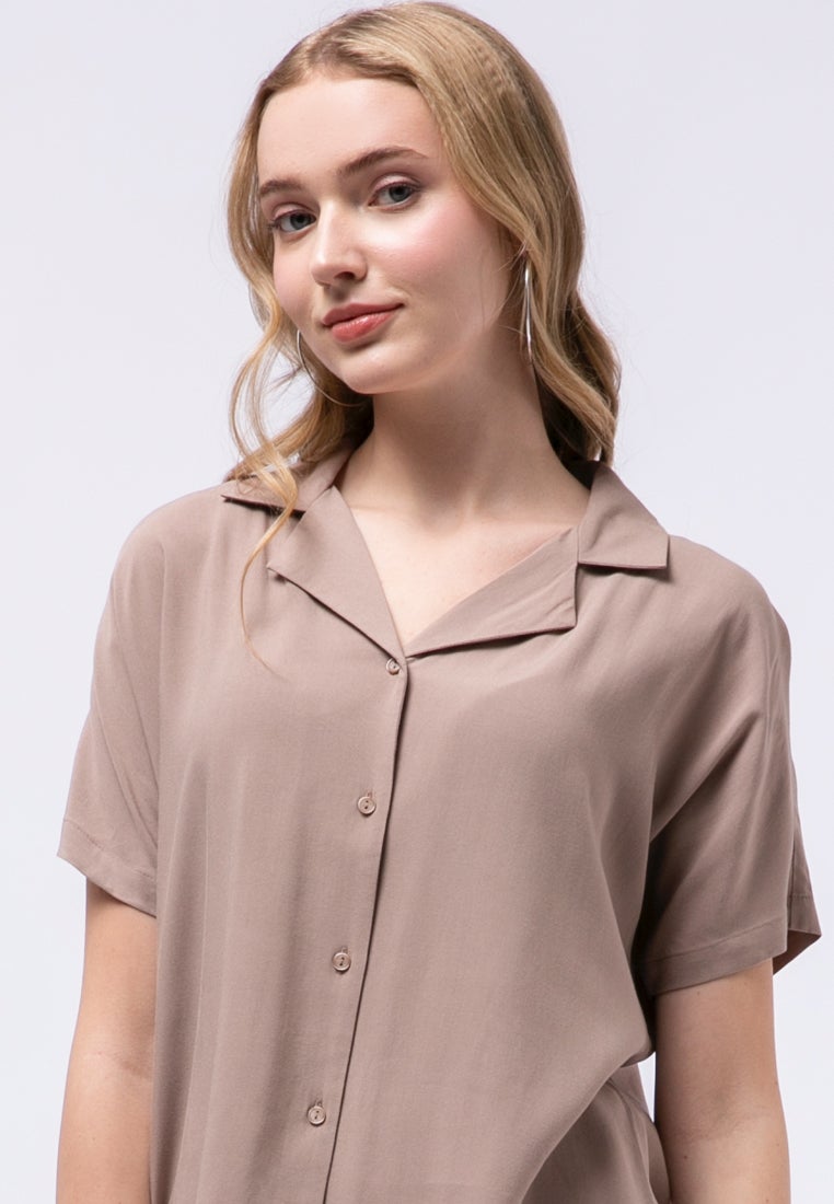 Notch Collar Shirt
