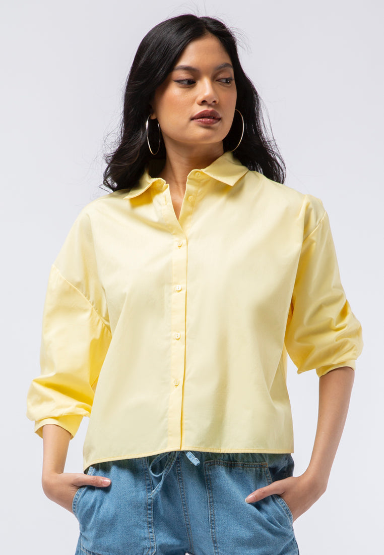 Voluminous Sleeve Blouse