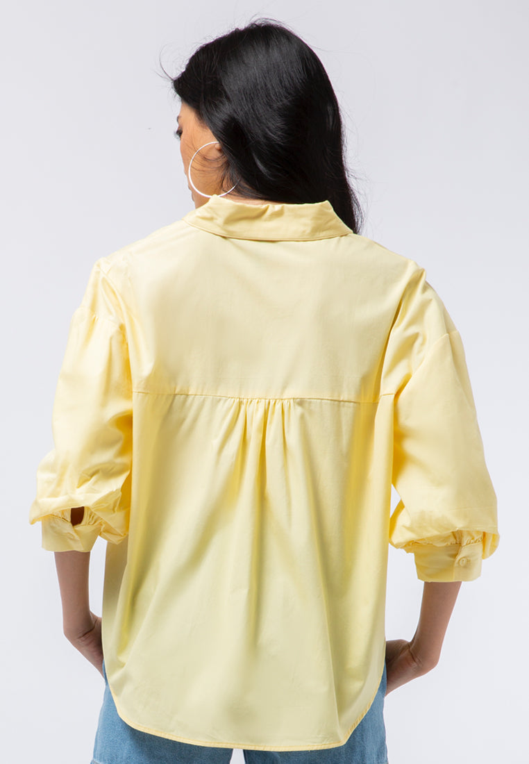 Voluminous Sleeve Blouse
