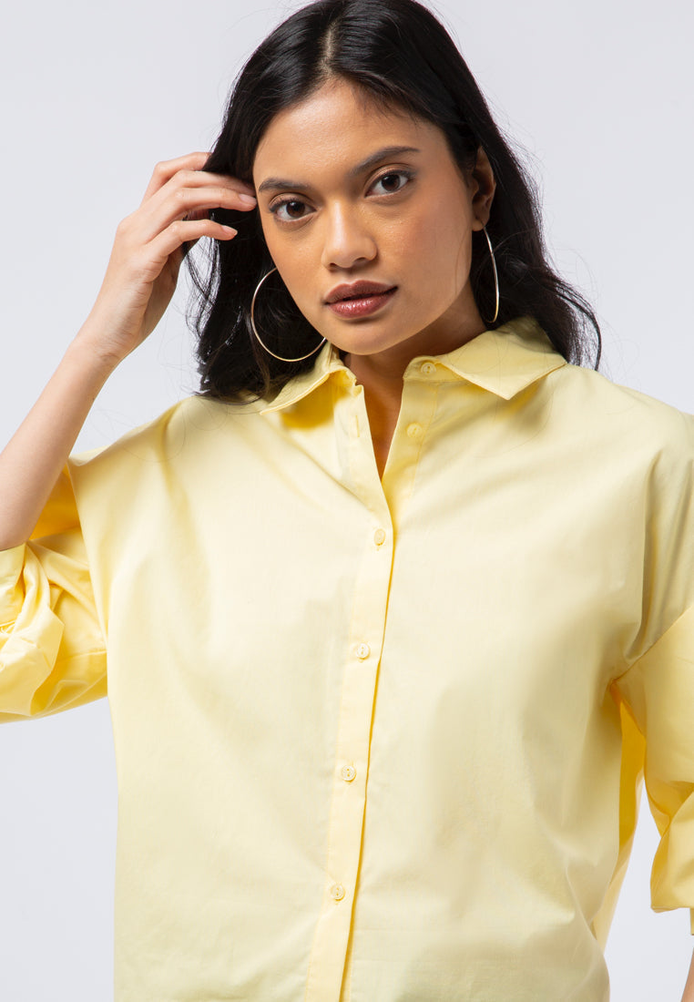 Voluminous Sleeve Blouse