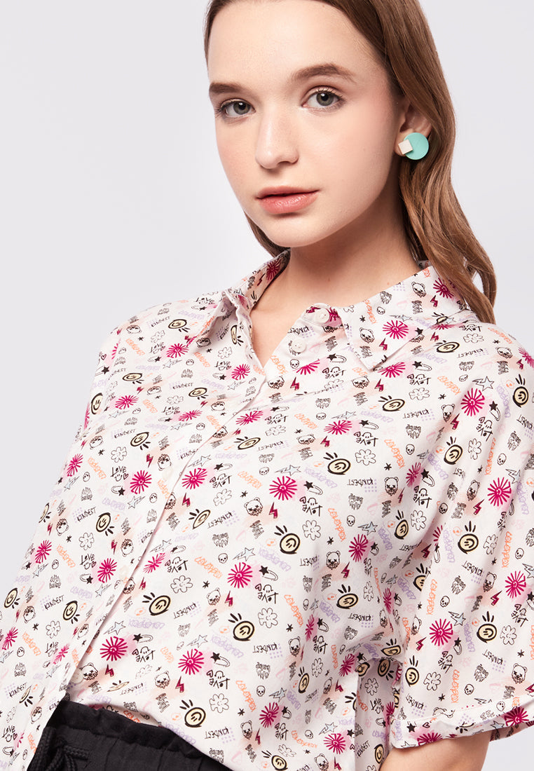 Printed Short Sleeve Shirt