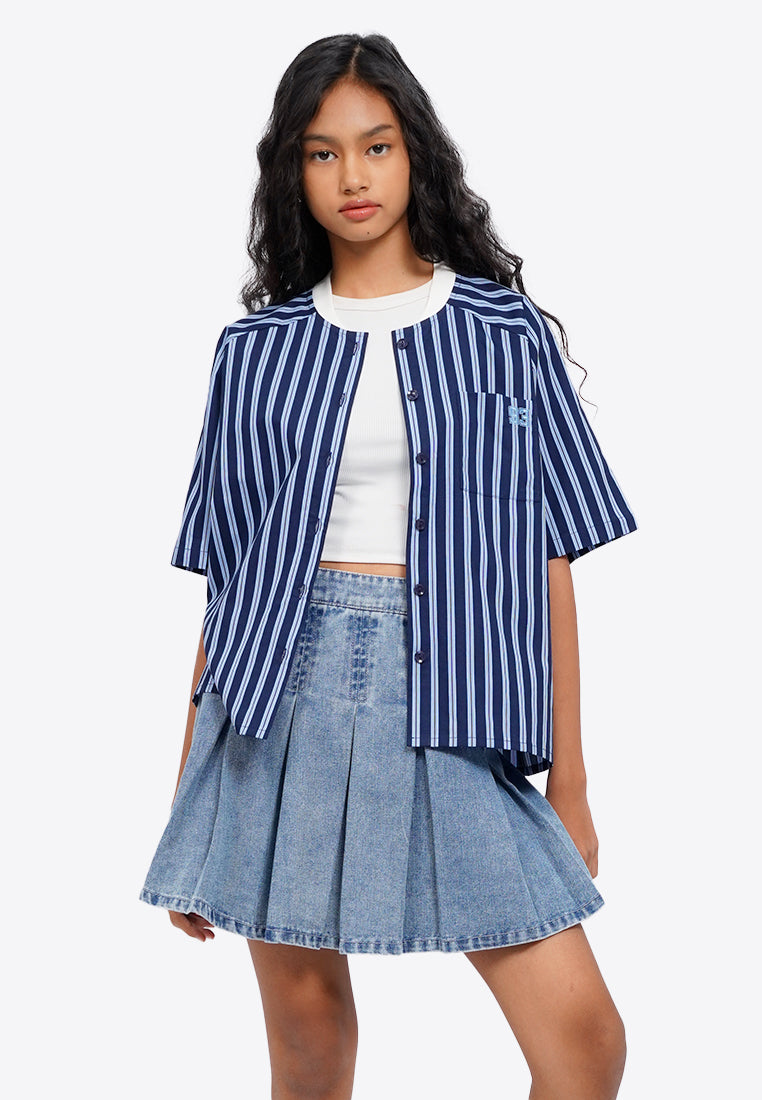 Button Up Baseball Shirt
