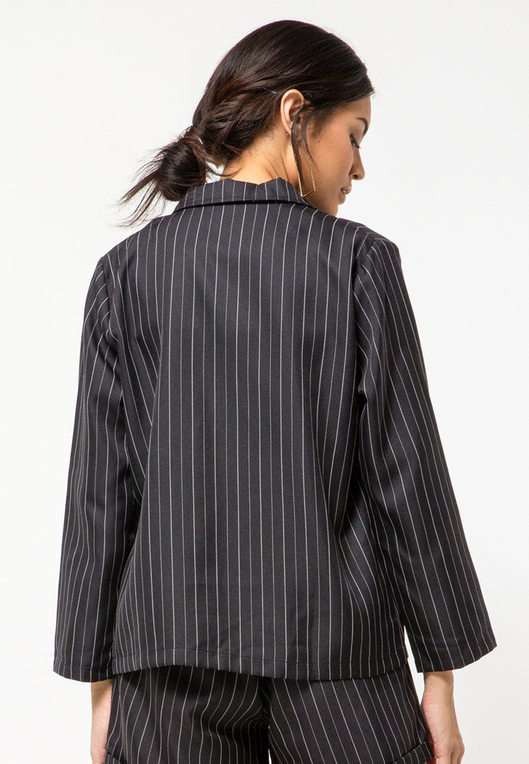 Twill Stripe Blazer