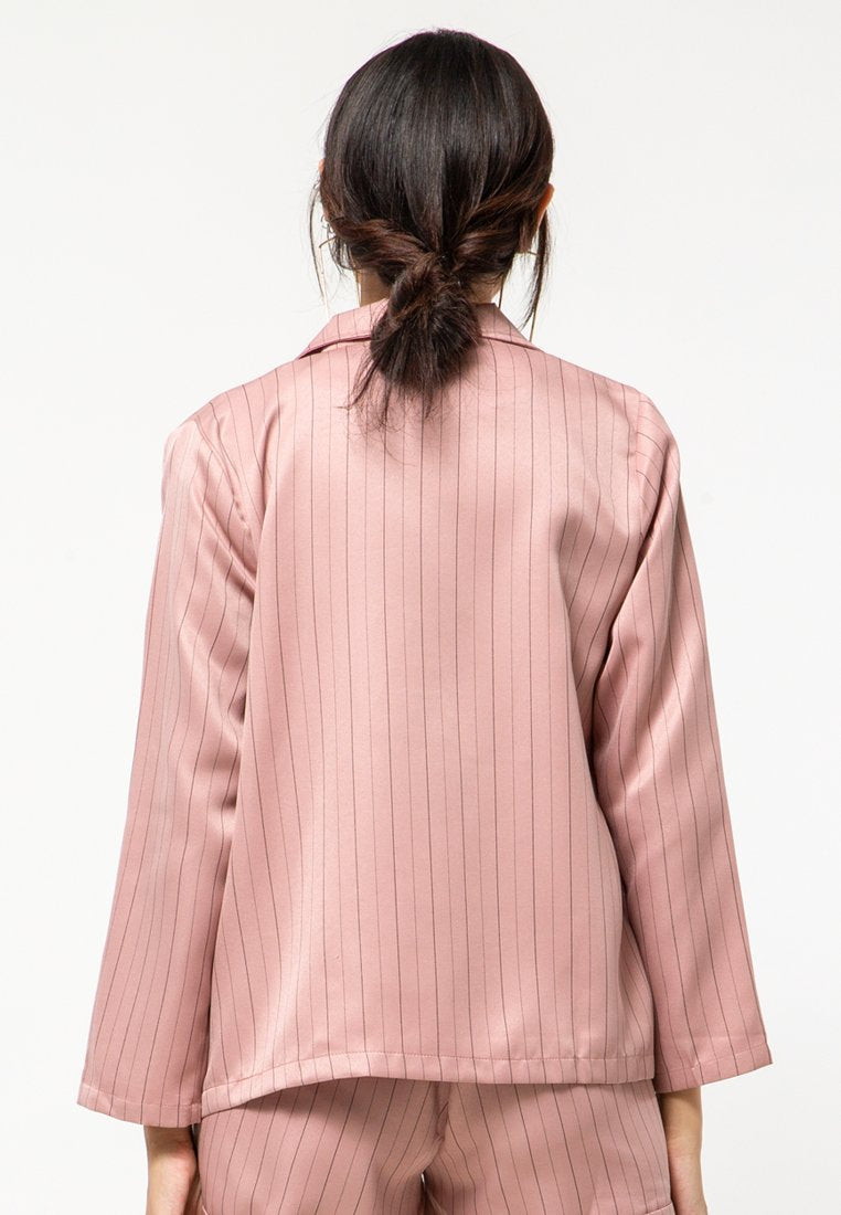 Twill Stripe Blazer